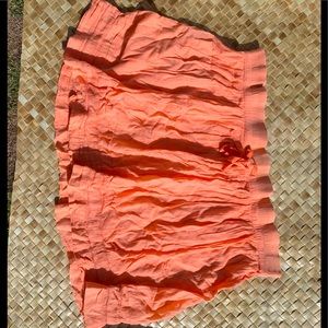 Old Navy soft orange flare shirt skirt XL